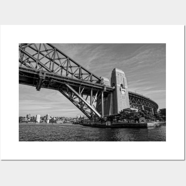 Northern End of Sydney Harbour Bridge, Sydney, NSW, Australia Wall Art by Upbeat Traveler